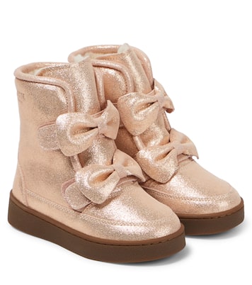 Isa Exclusive Lining metallic leather boots | Donsje