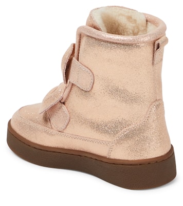 Isa Exclusive Lining metallic leather boots | Donsje