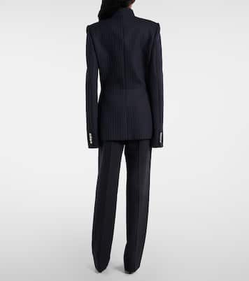 Chaqueta Samuel de mezcla de lana a rayas | Khaite