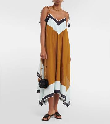 Geo Bombe Miller suede sandals | Tory Burch