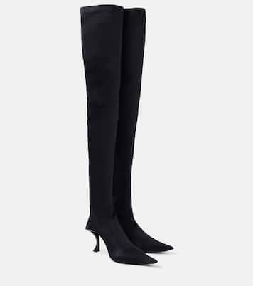 Hourglass over-the-knee boots | Balenciaga