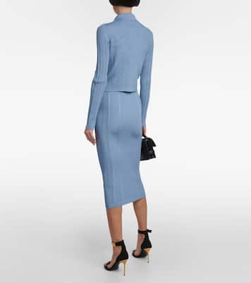 Bleistiftrock aus Strick | Balmain