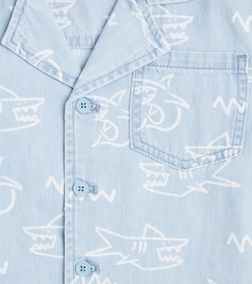 Printed denim shirt | Stella McCartney Kids
