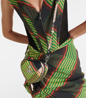 Saff Heart Mini faux leather shoulder bag | Vivienne Westwood