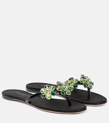 Verzierte Sandalen aus Leder | Giambattista Valli