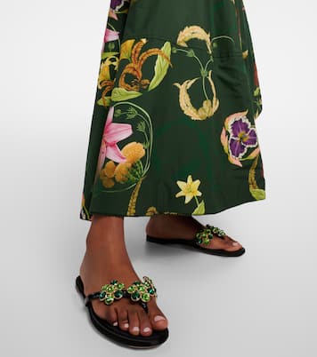 Verzierte Sandalen aus Leder | Giambattista Valli