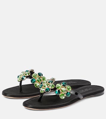 Verzierte Sandalen aus Leder | Giambattista Valli
