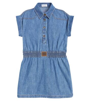 Denim dress | Brunello Cucinelli Kids