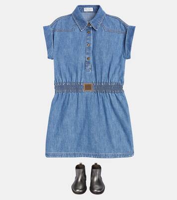Denim dress | Brunello Cucinelli Kids