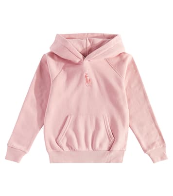 Logo cotton-blend jersey hoodie | Polo Ralph Lauren Kids