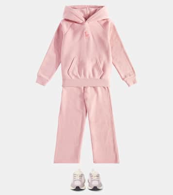 Logo cotton-blend jersey hoodie | Polo Ralph Lauren Kids