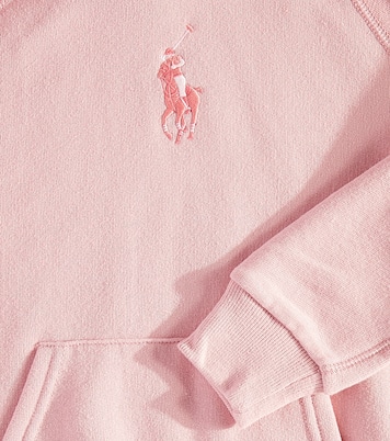 Logo cotton-blend jersey hoodie | Polo Ralph Lauren Kids