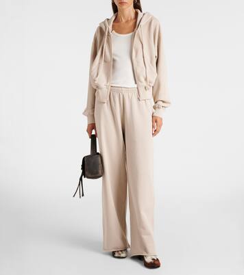 Embroidered cotton hoodie | Acne Studios