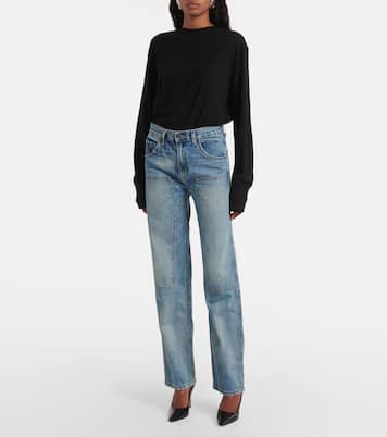Welder mid-rise straight jeans | Nili Lotan