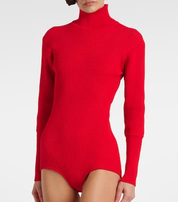 Ribbed-knit turtleneck bodysuit | Magda Butrym