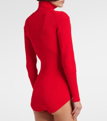 Ribbed-knit turtleneck bodysuit | Magda Butrym