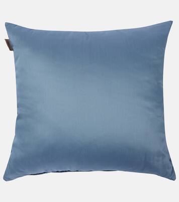 Embroidered cotton satin cushion | Etro