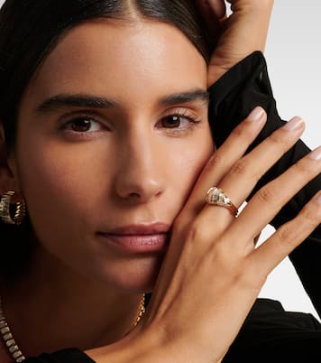 Zoe 18kt gold ring with diamonds | Anita Ko