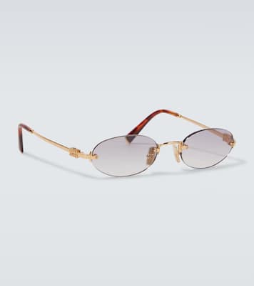 Oval sunglasses | Miu Miu