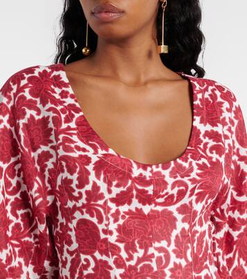 Robe Raynara en lin à fleurs | Faithfull