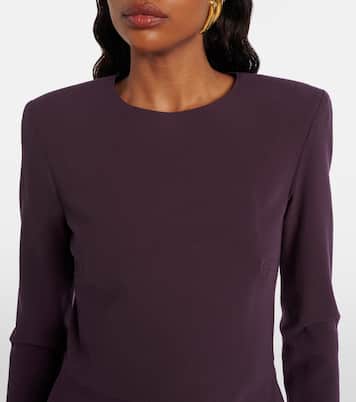 Midikleid aus einem Wollgemisch | Victoria Beckham