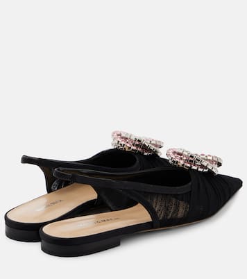 Galaxy tulle slingback flats | Mach & Mach