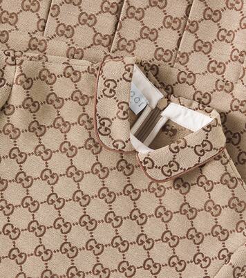 GG canvas pleated dress | Gucci Kids