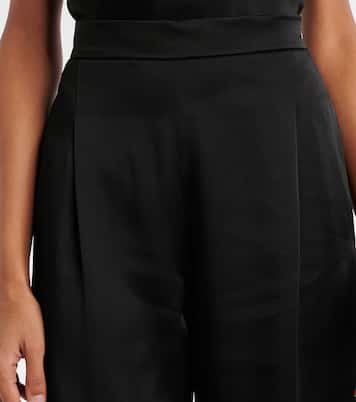 Pantaloni a gamba larga Ieti in raso | Max Mara