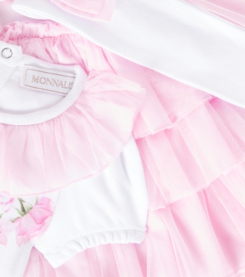 Baby skirt, bodysuit and headband set | Monnalisa