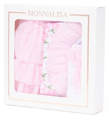 Baby skirt, bodysuit and headband set | Monnalisa