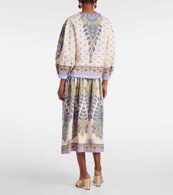 Bedrucktes Top aus Baumwolle | Etro