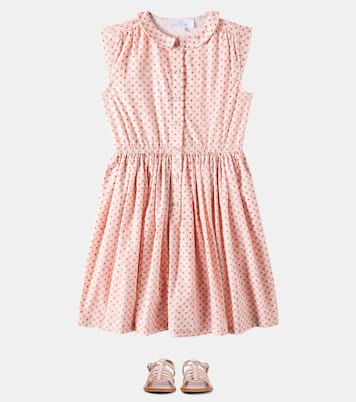 Ines polka-dot cotton dress | C'era Una Volta