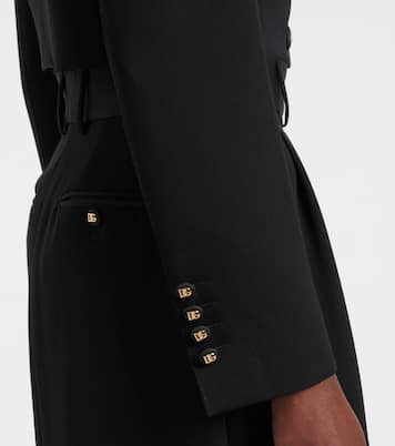 Chaqueta cropped de mezcla de lana | Dolce&Gabbana