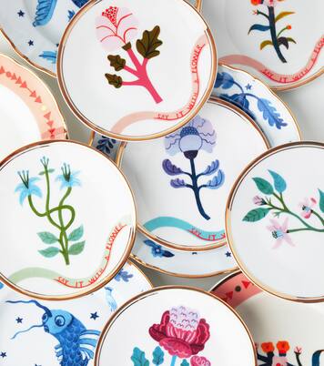 Flowers set of 6 dessert plates | Bitossi