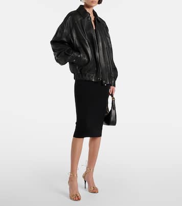 Babylone 90 leather sandals | Saint Laurent