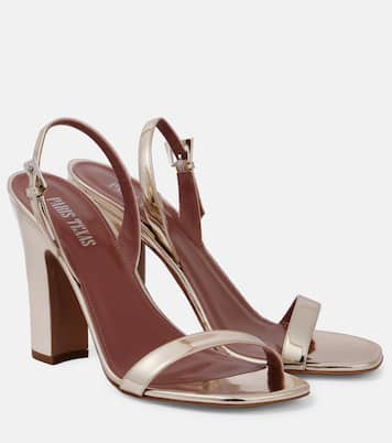 Sandalen Bea 100 aus Metallic-Leder | Paris Texas