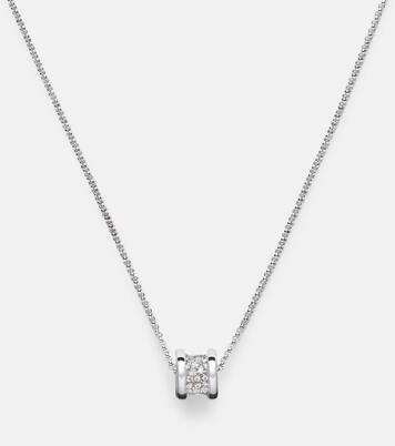 Collier B.zero1 en or blanc 18 ct et diamants | Bvlgari