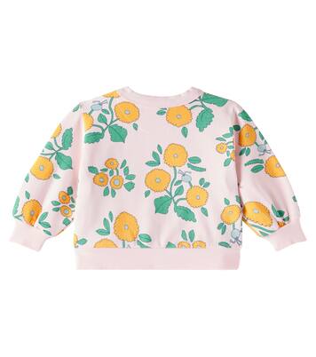 Baby Flowers cotton-blend jersey sweatshirt | Tinycottons