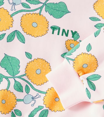 Baby Flowers cotton-blend jersey sweatshirt | Tinycottons
