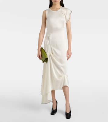 Midikleid aus Satin | Victoria Beckham