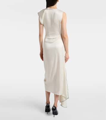 Midikleid aus Satin | Victoria Beckham
