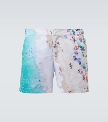 x Gray Malin Bulldog swim trunks | Orlebar Brown