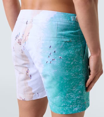 x Gray Malin Bulldog swim trunks | Orlebar Brown