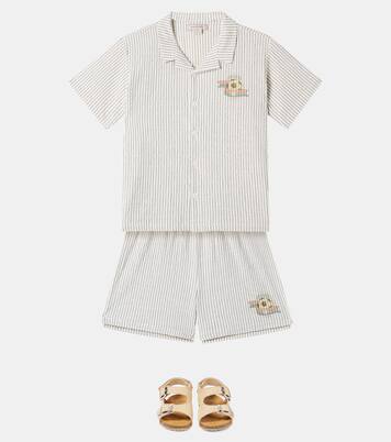 Elliot striped cotton shorts | Konges Sløjd