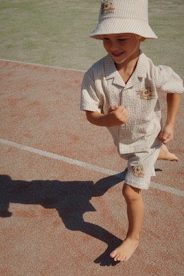 Elliot striped cotton shorts | Konges Sløjd