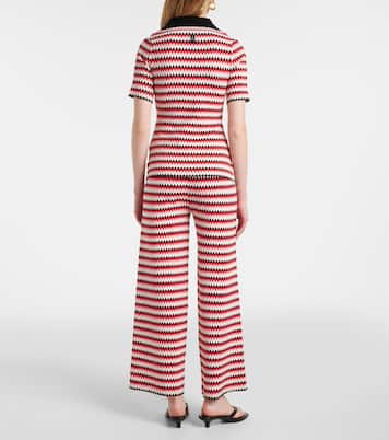 Checkers knitted polo | La DoubleJ