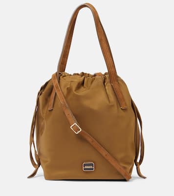 Rory Medium leather-trimmed bucket bag | Khaite