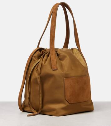 Rory Medium leather-trimmed bucket bag | Khaite