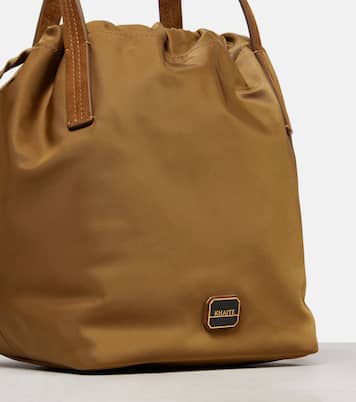 Rory Medium leather-trimmed bucket bag | Khaite