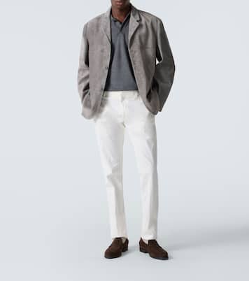 Cotton and silk piqué polo shirt | Zegna